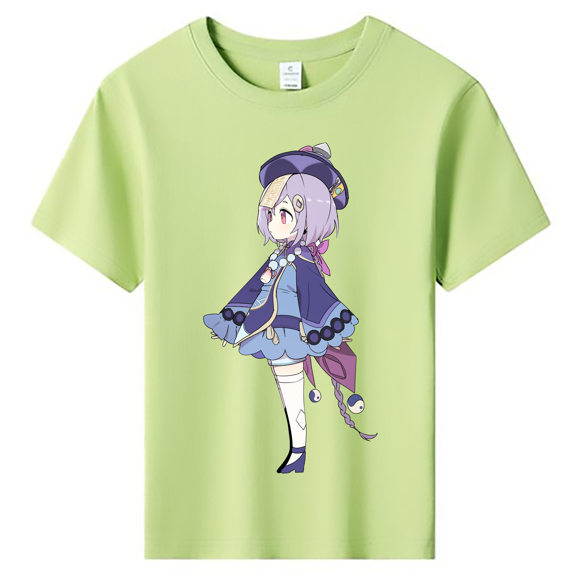 げんし神 七七 なな  genshin Nana 綿100％キッズTシャツ（フロントプリント）